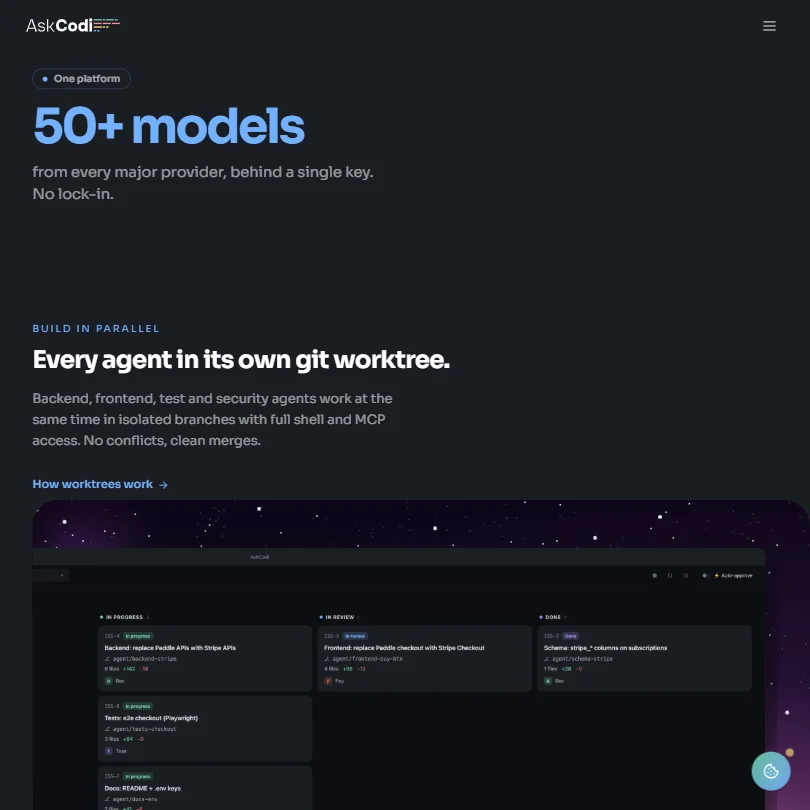 AskCodi features screenshot