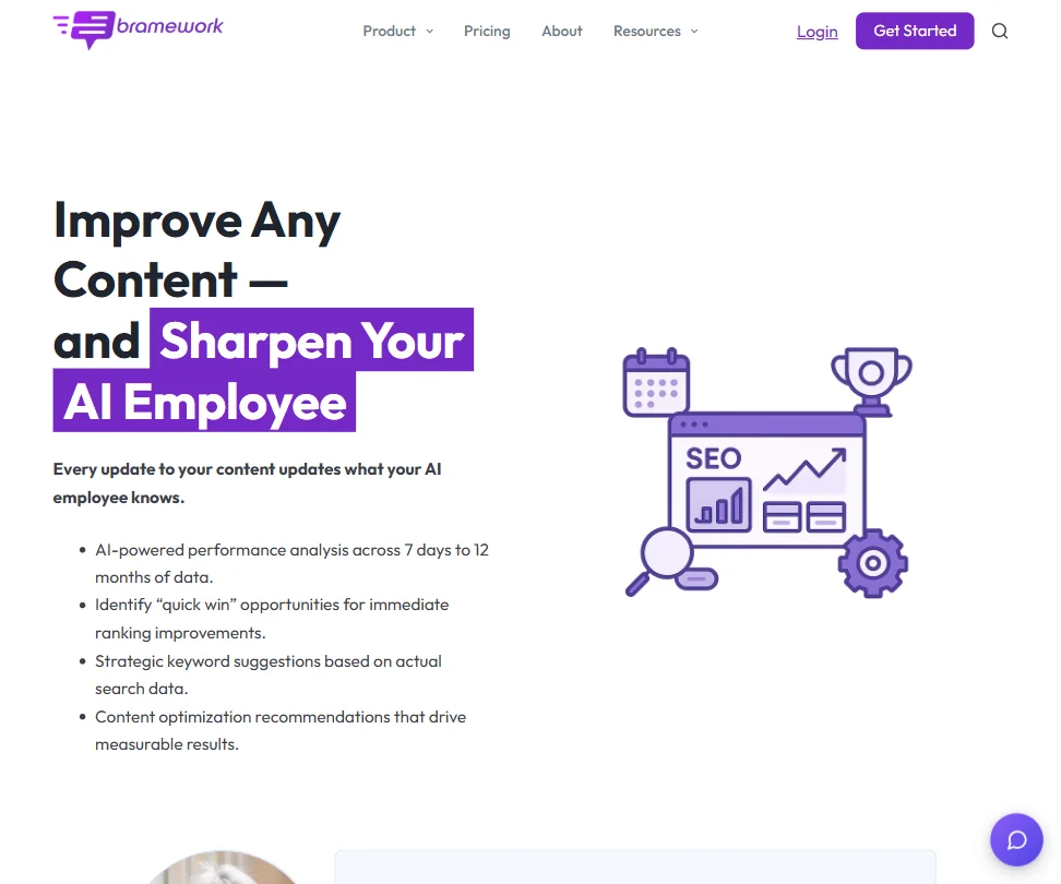 Bramework features screenshot