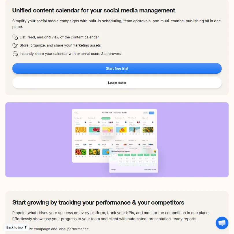 ContentStudio features screenshot