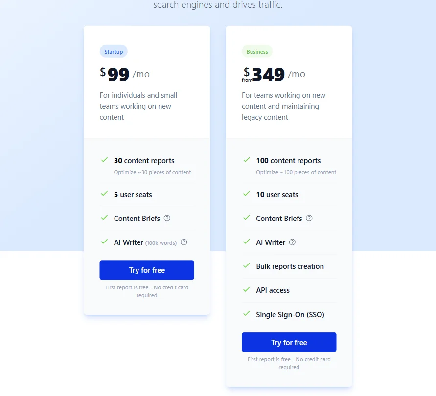 Dashword pricing screenshot