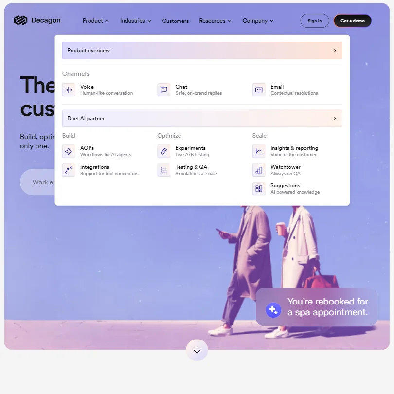 Decagon features screenshot