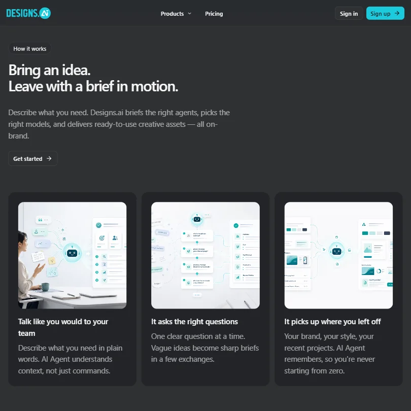 DesignsAI features screenshot