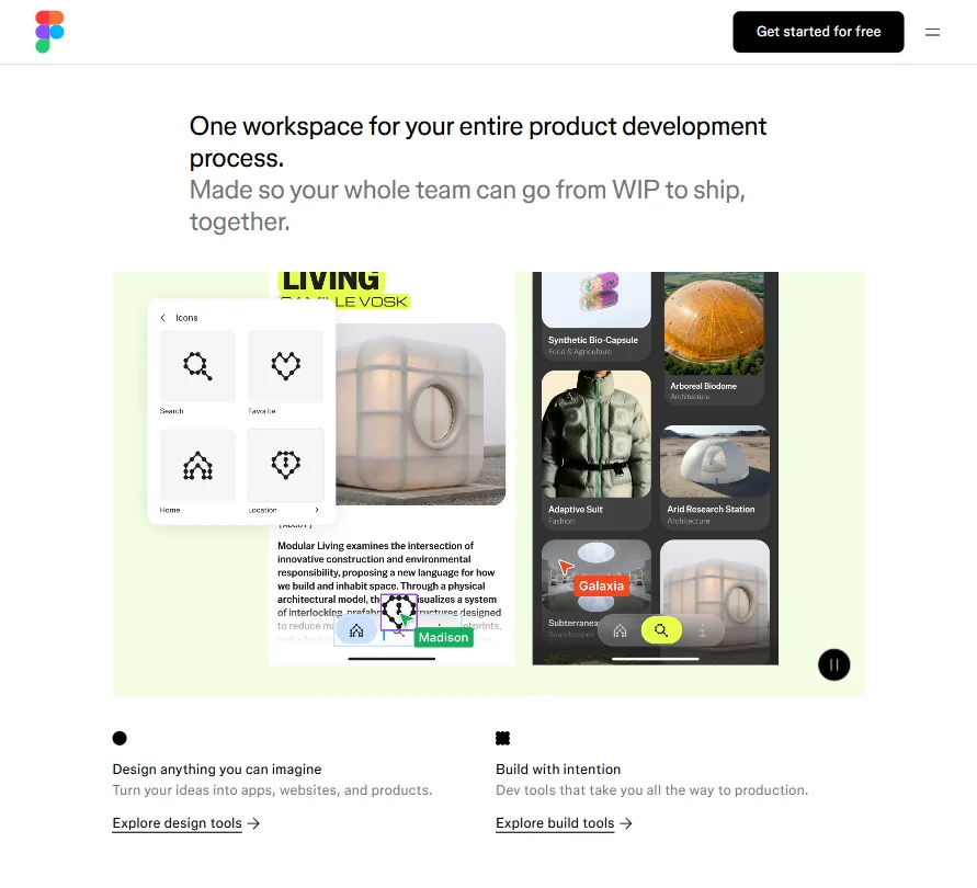 Figma features screenshot