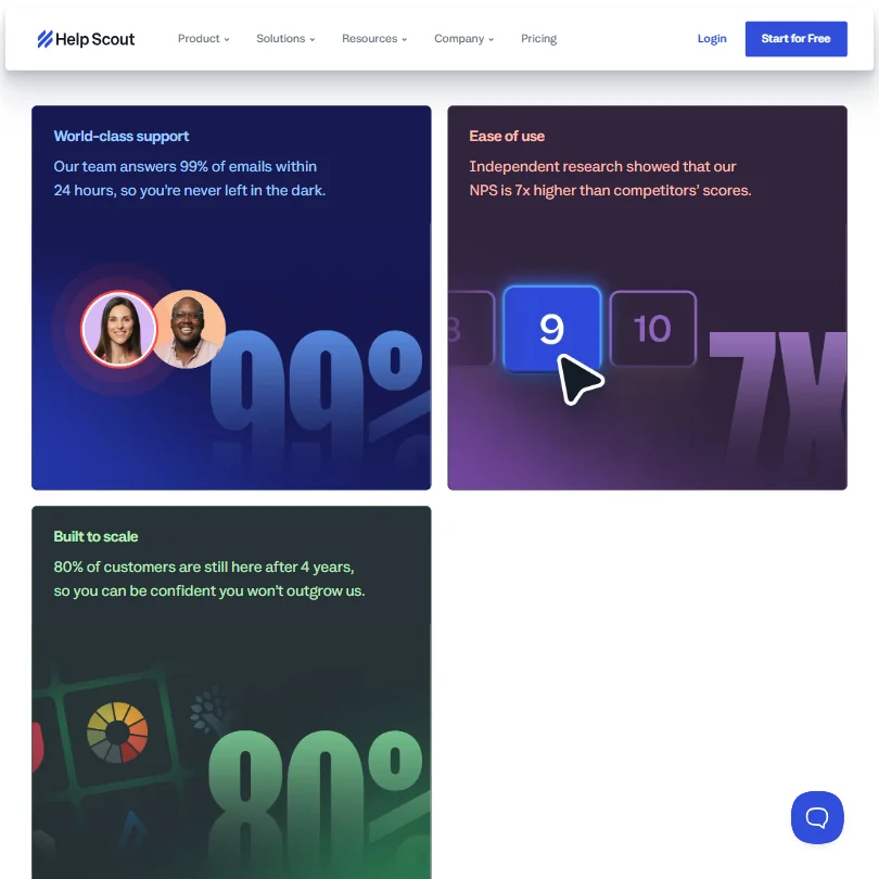 Help Scout features screenshot