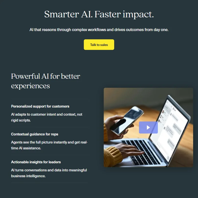 Kustomer features screenshot