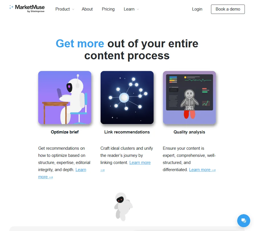 MarketMuse features screenshot