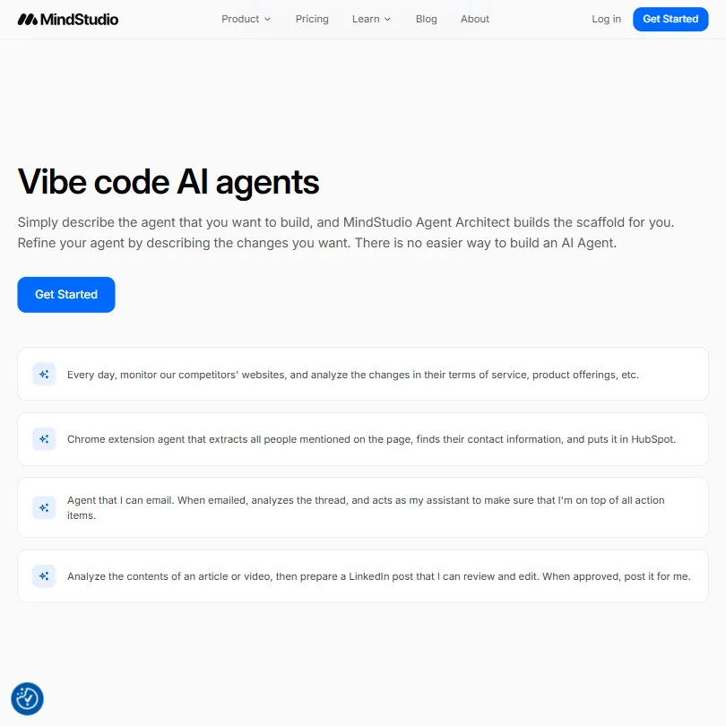 MindStudio features screenshot