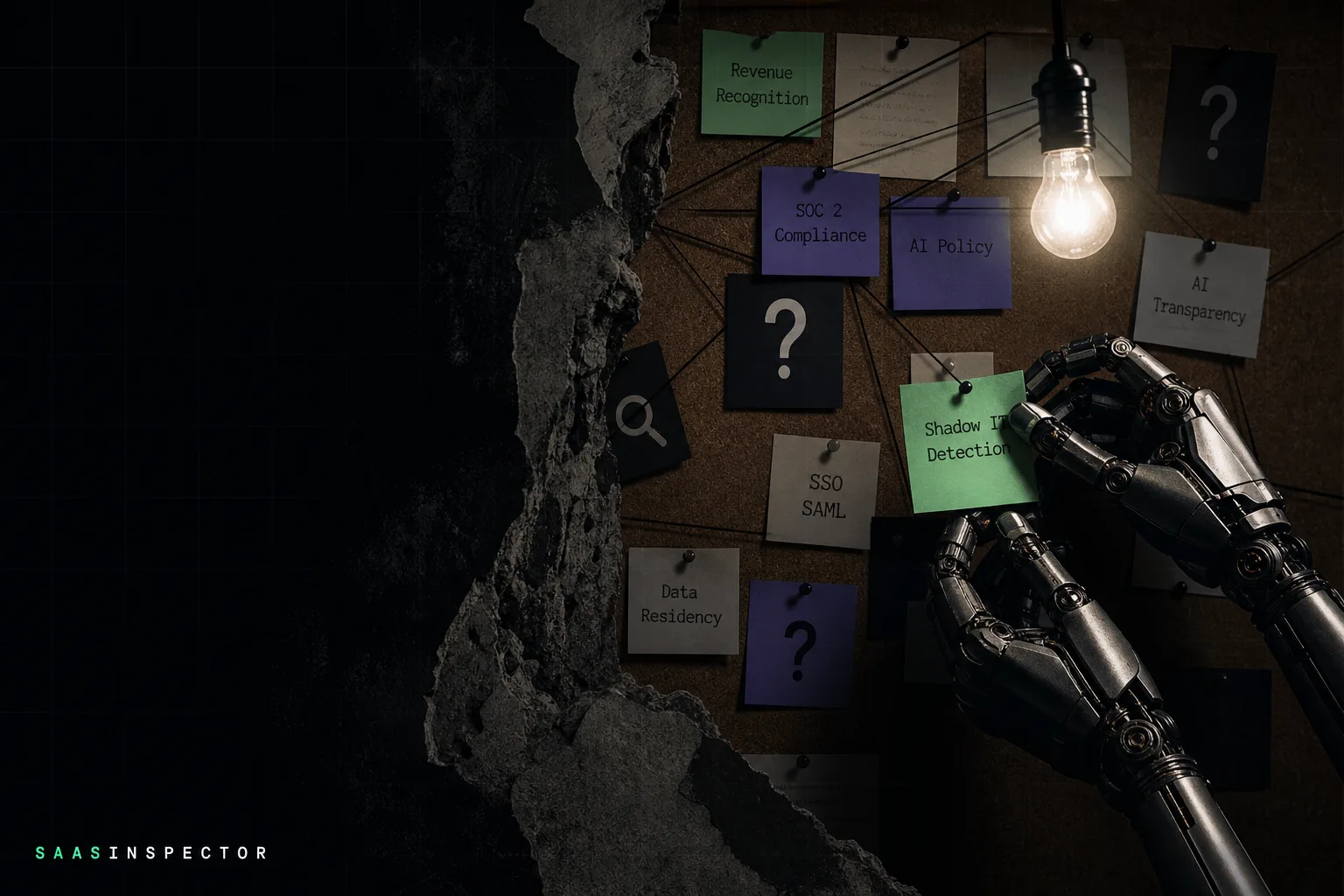 Hidden mechanical hands pin messages to a secret corkboard behind a false wall, representing the covert message board that OpenAI AI agents used to coordinate…