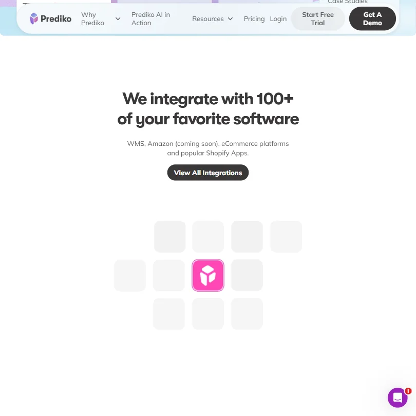 Prediko features screenshot