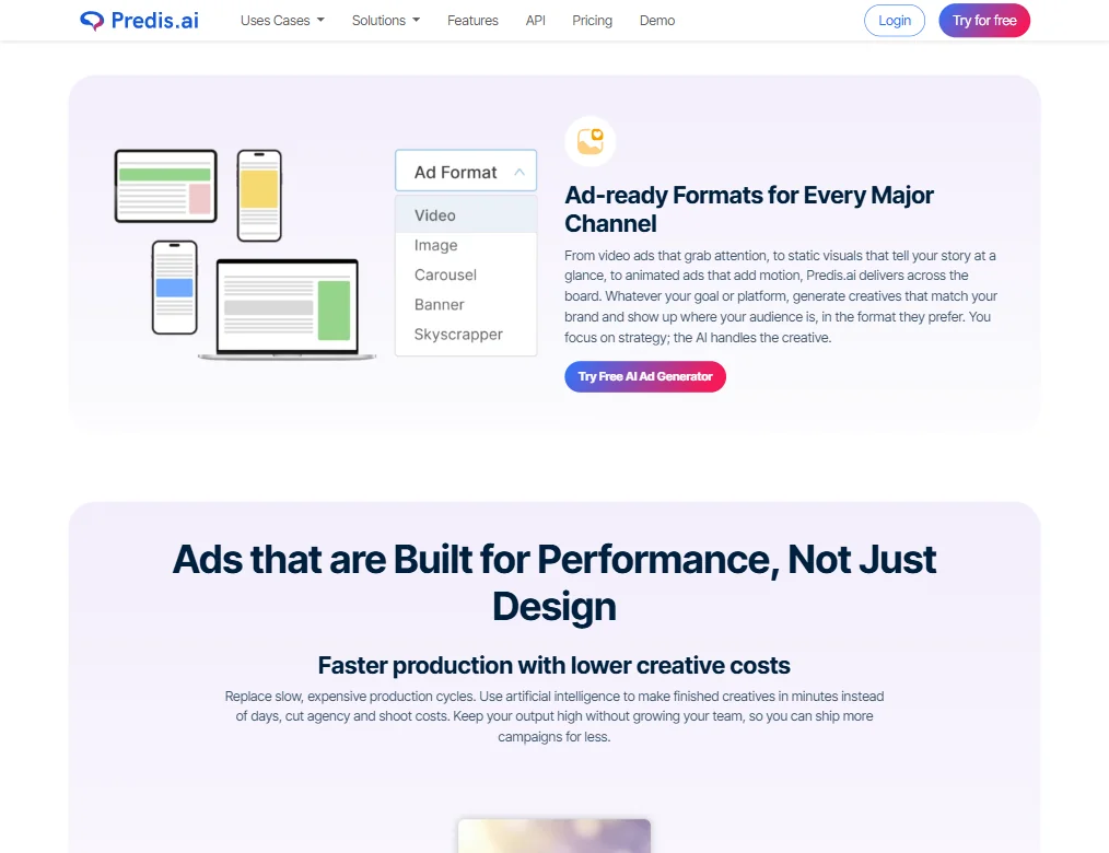 Predis.ai features screenshot