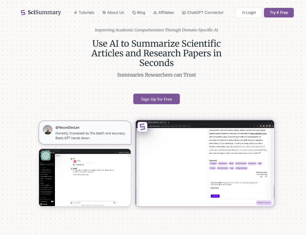 SciSummary
