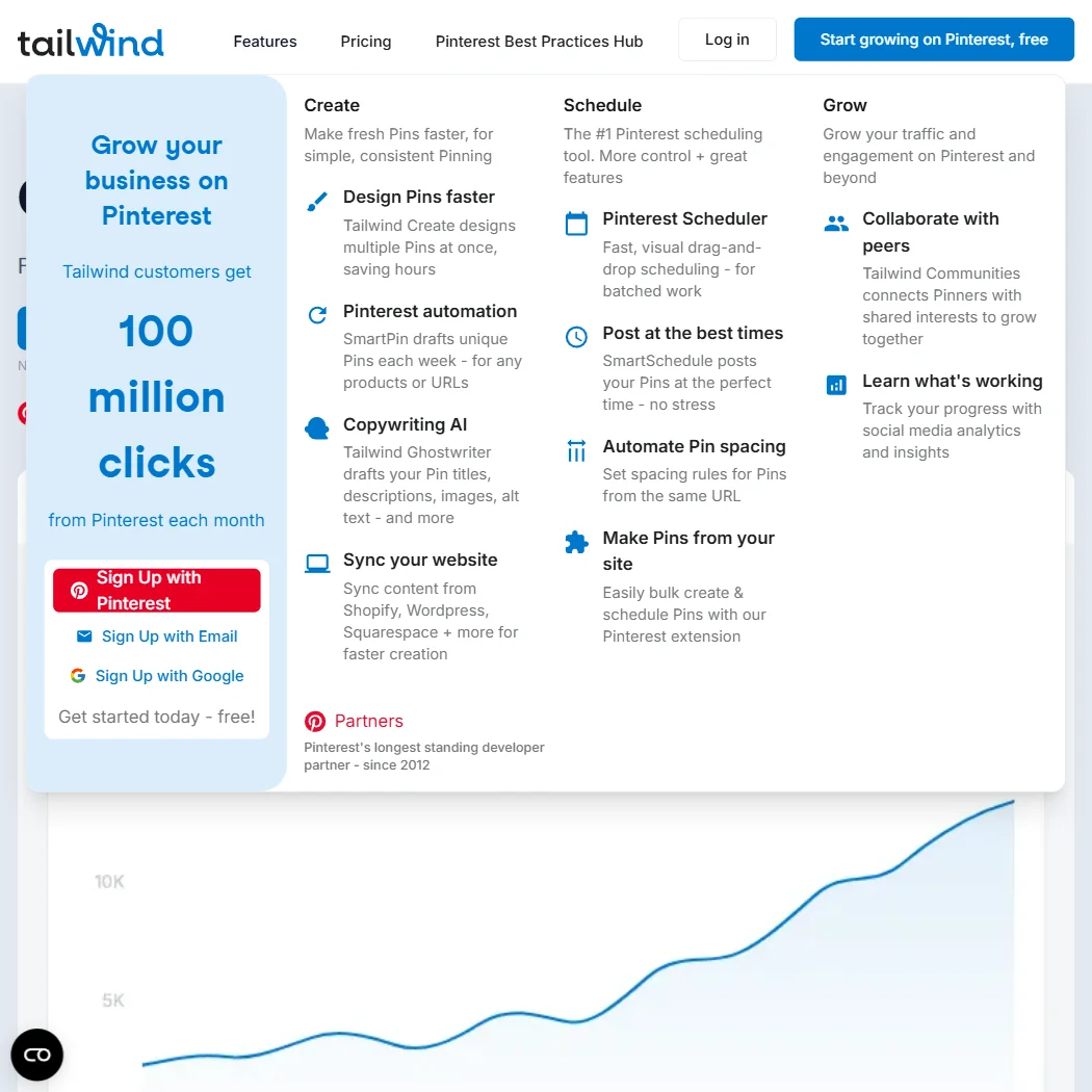 Tailwindapp features screenshot