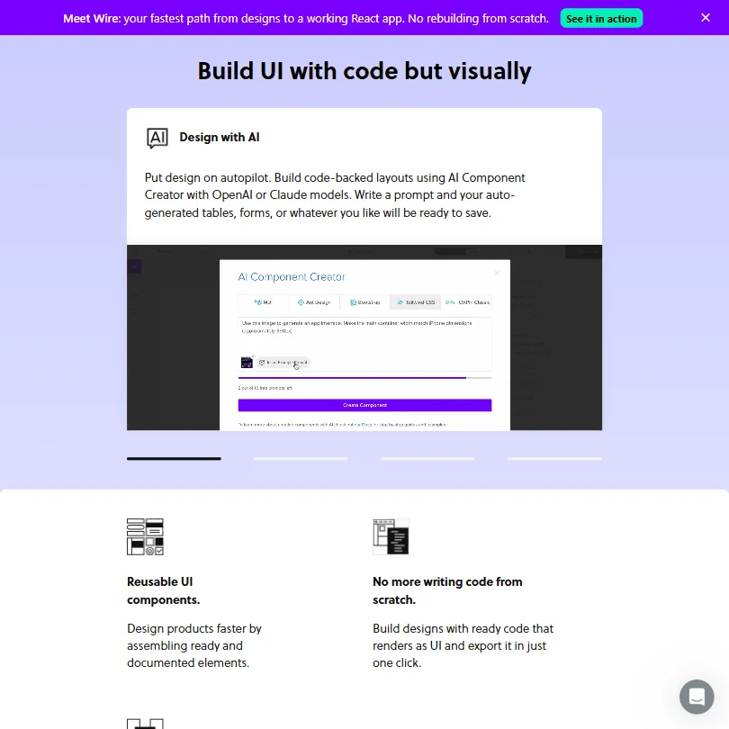 UXPin features screenshot