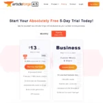 Article Forge Yearly Plan
