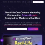 BrandWell AI Homepage