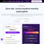 BrandWell AI Pricing Monthly