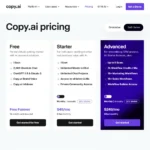 Copy AI Pricing Yearly