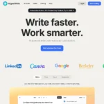 HyperWrite Ai Homepage