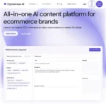 Hypotenuse AI Homepage