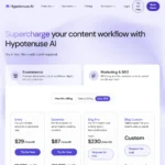 Hypotenuse AI Monthly Plan