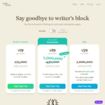 Sudo Write Pricing Yearly