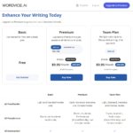 Wordvice AI Pricing